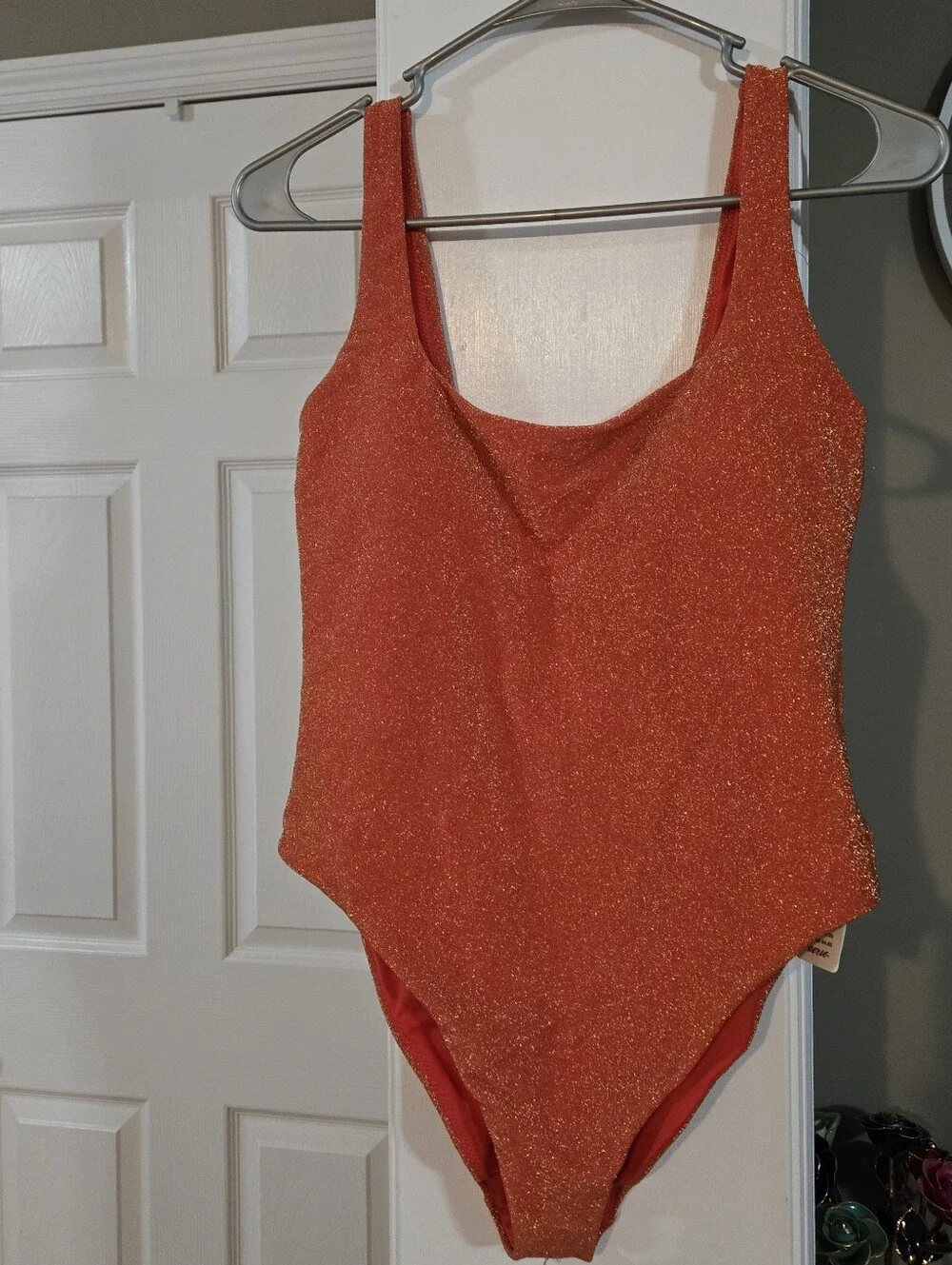 aerie Shimmery One-Piece Swimsuit Or Bodysuit